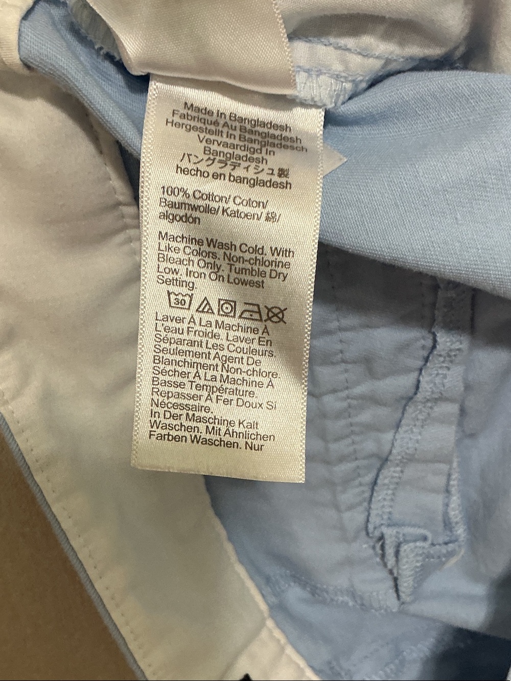 J. Crew Pale Blue Cotton Chino Bermuda Shorts - Picture 4 of 7